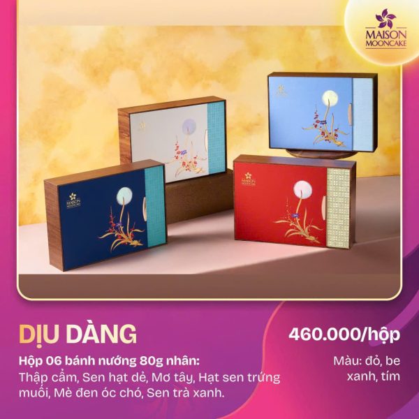 Bánh trung thu Maison – Hộp Dịu Dàng
