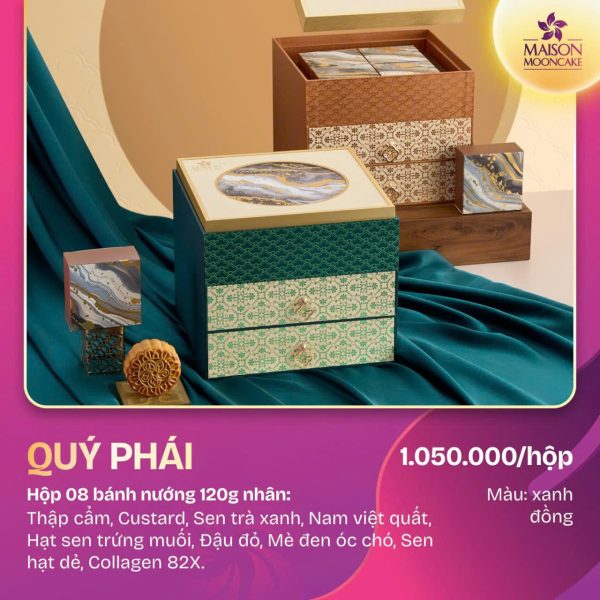 Bánh trung thu Maison – Hộp Quý Phái